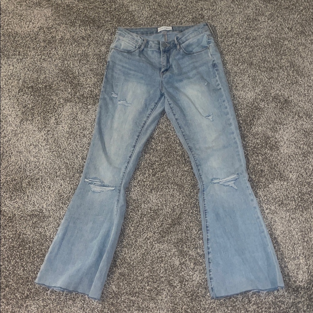 Light Wash Blue Jeans